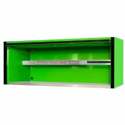 New 😍 EXQ Professional 72 in. 0-Drawer Green Extreme Power Workstation Hutch with Black Handles by Extreme Tools ✔️
