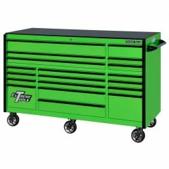 Cheapest โจ 72 in. 19-Drawer Roller Cabinet Tool Chest in Green with Black Drawer Pulls by Extreme Tools ๐คฉ