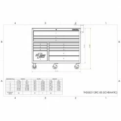 Flash Sale ๐ THD Series 55 in. 12-Drawer Roller Cabinet Tool Chest in Black by Extreme Tools ๐งจ 23 Flash Sale ๐ THD Series 55 in. 12-Drawer Roller Cabinet Tool Chest in Black by Extreme Tools ๐งจ -Sunex Tools Sales high gloss powder coat extreme tools tool cabinets thd552112rcbk 44 1000