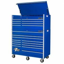 Promo ✨ THD Series 55 in. 8-Drawer Top Chest in Blue by Extreme Tools 💯 -Sunex Tools Sales high gloss powder coat extreme tools top tool chests thd552108chbl 1f 1000