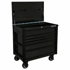 Top 10 😍 EX Series 41 in. 6 Drawer Tool Cart with Bumpers Matte Black with Black Drawer Pulls by Extreme Tools 🤩