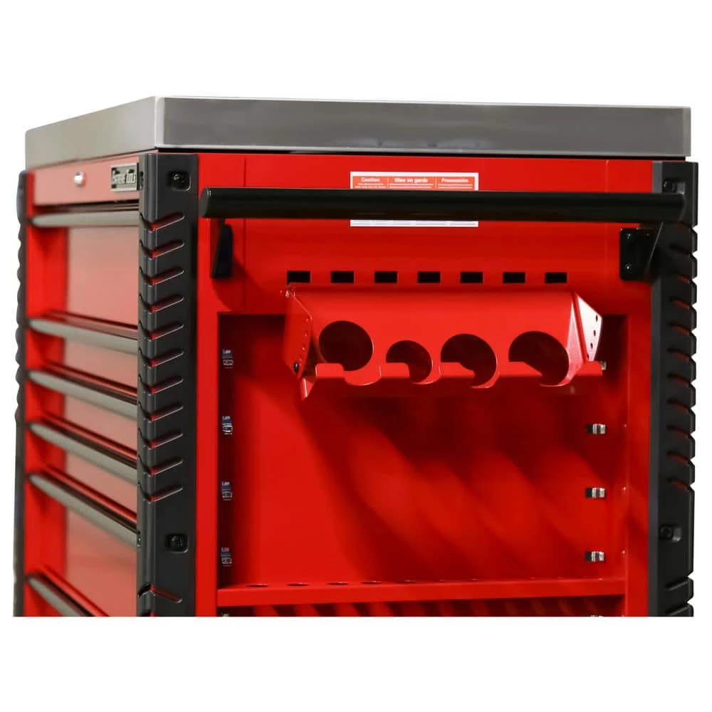 Coupon 👍 EX Professional 41 in. 6-Drawer Tool Utility Cart with Stainless Steel Slider Top and Bumpers in Red by Extreme Tools 🥰 5 Coupon 👍 EX Professional 41 in. 6-Drawer Tool Utility Cart with Stainless Steel Slider Top and Bumpers in Red by Extreme Tools 🥰 - Image 3