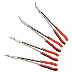 Promo ✨ 16 in. Extra Long Reach Needle Nose Pliers Set (4-Piece) by SUNEX TOOLS ✔️