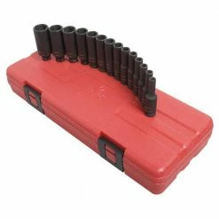 Brand new ✔️ 1/4 in. Drive Deep Metric Magnetic Impact Socket Set (14-Piece) by SUNEX TOOLS 🎉