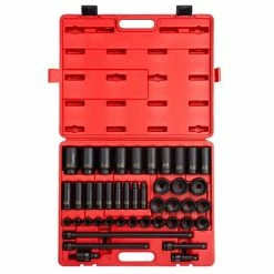 Cheapest 😀 1/2 in. Drive SAE Master Impact Socket Set (43-Piece) by SUNEX TOOLS 🛒