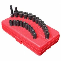 Hot Sale 👍 Impact Socket Set 1/4 in. Drive Master Magnetic(23-Piece) by SUNEX TOOLS 🎁