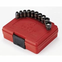 Hot Sale 🤩 1/4 in. Drive Magnetic SAE Impact Socket Set (10-Piece) by SUNEX TOOLS ✨