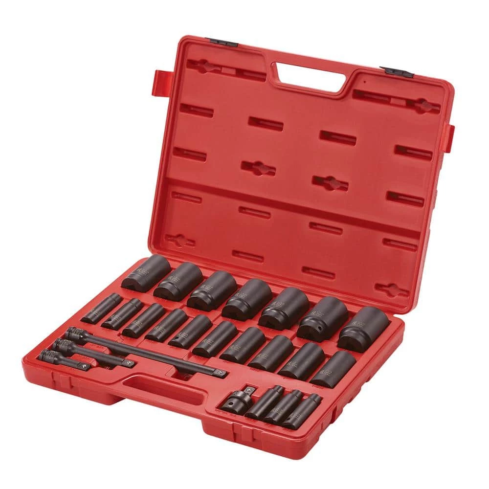 Budget 😍 1/2 in. Drive Deep Impact Socket Set (24-Piece) by SUNEX TOOLS 🎉 3 Budget 😍 1/2 in. Drive Deep Impact Socket Set (24-Piece) by SUNEX TOOLS 🎉