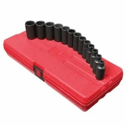 Coupon ⭐ 3/8 in. Drive 12-Point Socket Set by SUNEX TOOLS 🔔