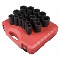 Cheap 👍 3/4 in. in. Drive Sae Deep Impact Socket Set(17-Piece) by SUNEX TOOLS 🌟
