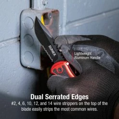 Wholesale 😀 4 in. Electricians Folding Pocket Knife with #2 Philips Screwdriver by SUNEX TOOLS 🛒 -Sunex Tools Sales sunex tools pocket knives knwirep 4f 1000